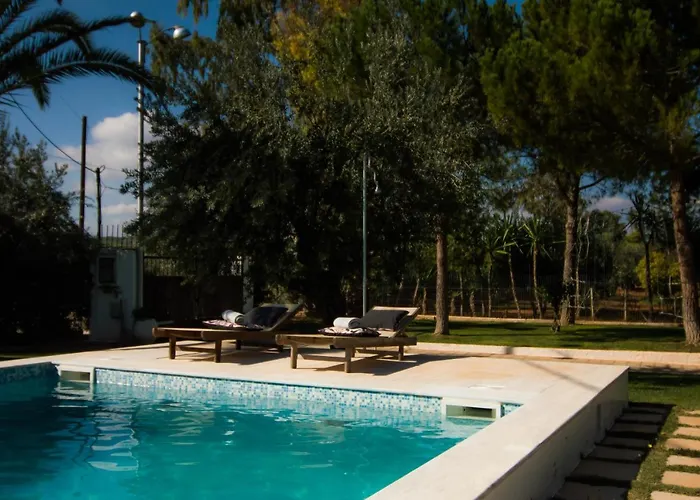 Country Peloponnese With Tennis Court And Pool